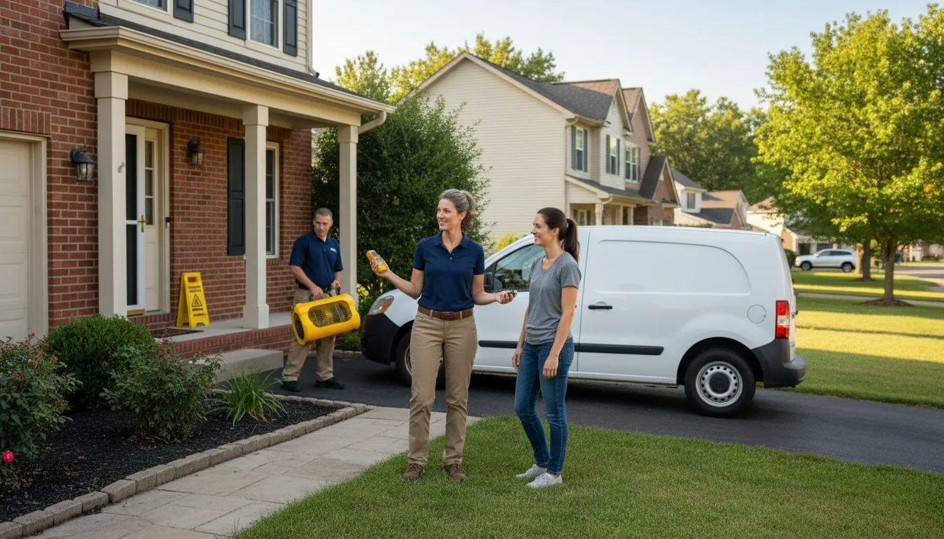 Water restoration image for Dehumidification And Cleanup Services in Darien, WI